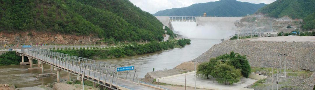 The Yeywa hydrodam in Mandalay