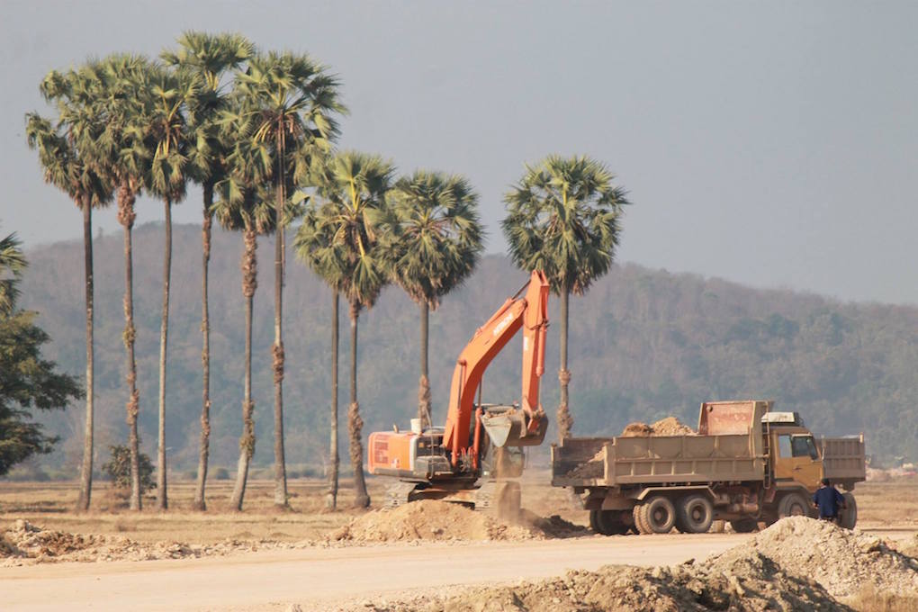 Asia Highway construction-in Kawkreik township, Myanmar